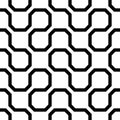 Peano Curve of Repeating lines pattern Royalty Free Stock Photo