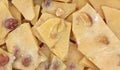 Peanut brittle close view