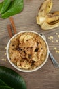 Peanut Butter and Banana Overnight Oats