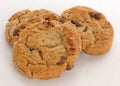 Peanut butter chocolate chip cookies Royalty Free Stock Photo