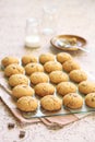 Peanut Butter Chocolate Chip Cookies Royalty Free Stock Photo