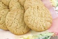 Peanut Butter Cookies Closeup Royalty Free Stock Photo