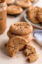 Peanut Butter Cookies Closeup Royalty Free Stock Photo