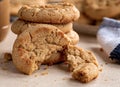 Peanut Butter Cookies Closeup Royalty Free Stock Photo