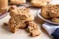 Peanut Butter Cookies Closeup Royalty Free Stock Photo