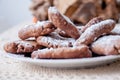 Peanut Butter Cookies and Nutella Royalty Free Stock Photo