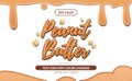 Peanut Butter creamy for food smooth yummy editable text effect