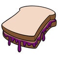 Peanut Butter and Jelly Royalty Free Stock Photo