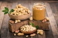 Peanut butter and peanuts