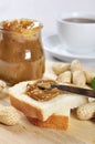 Peanut butter sandwhich Royalty Free Stock Photo