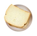 Peanut Butter Sandwich On Plate