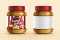 Peanut butter spread mockup