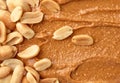 Peanut butter texture Royalty Free Stock Photo