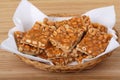 Peanut Butterscotch Bars Royalty Free Stock Photo