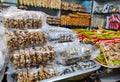 Peanut chikki ,Kadalai Mittai or Groundnut Chikki in a bakery shop Royalty Free Stock Photo