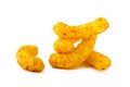 Peanut, corn puffs Royalty Free Stock Photo