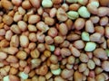 Peanut, ground nut, goober,pindar or monkey nut texture Royalty Free Stock Photo