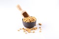 peanut nuts salt in bowl Royalty Free Stock Photo