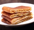 Peanut Pancakes Royalty Free Stock Photo