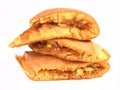 Peanut Pancakes Royalty Free Stock Photo