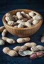 Peanuts in bowl Royalty Free Stock Photo