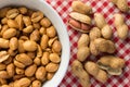 Peanuts. Food of Festa Junina, a typical brazilian party. Snack