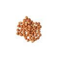 Peanuts isolated on white background with clipping path. Royalty Free Stock Photo