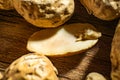 Peanuts macro close up healthy concept background Royalty Free Stock Photo