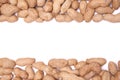 Peanuts in a peel on a white background isolate Royalty Free Stock Photo