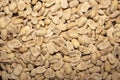 The peanuts are raw and peeled.Peanuts are split.Nuts are peanuts background Royalty Free Stock Photo