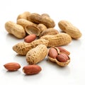Peanuts in shell isolated on transparent background Royalty Free Stock Photo