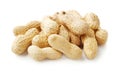 Peanuts on white