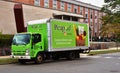 A Peapod grocery delivery truck Royalty Free Stock Photo