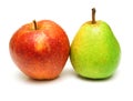 Pear and apple Royalty Free Stock Photo