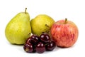 Pear apple and cherry