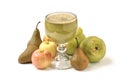 Pear and apple juice Royalty Free Stock Photo