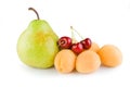 Pear cherry Apricot