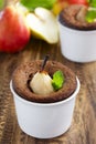 Pear Chocolate muffins