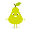 Pear, Cute fruit character