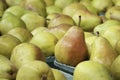 Pear Display in Farmer's Market Royalty Free Stock Photo