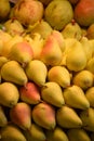 Pear, fresh on a farmers market