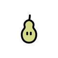 Sliced Pear Icon