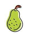 pear fresh fruit icon