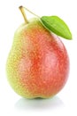 Pear fresh fruit on white