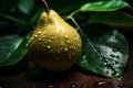 Pear fresh water. Generate Ai
