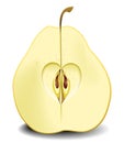 Pear fruit heart