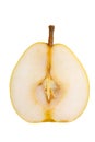 Pear fruit slice Royalty Free Stock Photo