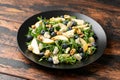 Pear Gorgonzola cheese, blueberries and Walnut Salad. Healthy food Royalty Free Stock Photo