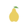 Pear icon, simple design, Pear icon clip art.