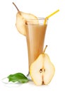 Pear juice isolated Royalty Free Stock Photo